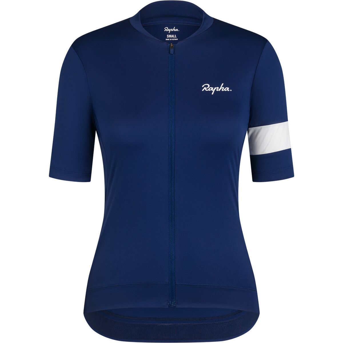 Image of Rapha Core Jersey - Women's Blue/White Stripe, M
