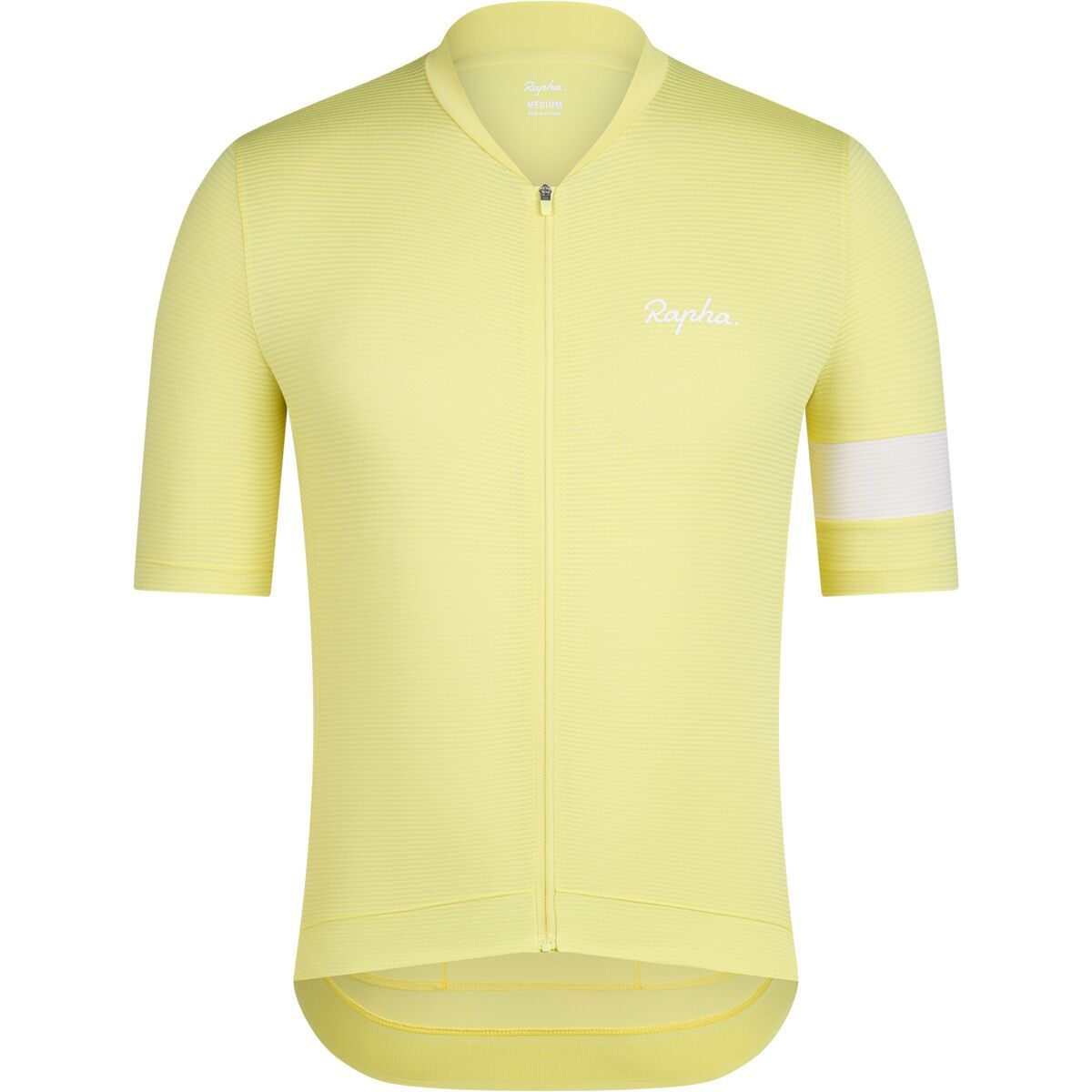 Image of Rapha Core Lightweight Jersey - Men's Canary Yellow/White Alyssum, S