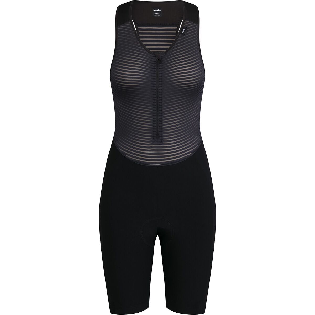 Image of Rapha Lightweight Cargo Bib Short - Women's Black/Grey, L