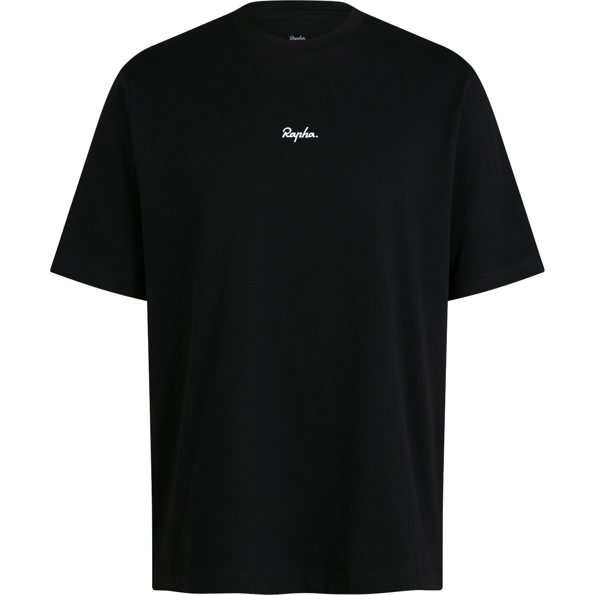 Image of Rapha Cotton Regular Fit T-Shirt - Men's Black/White, L