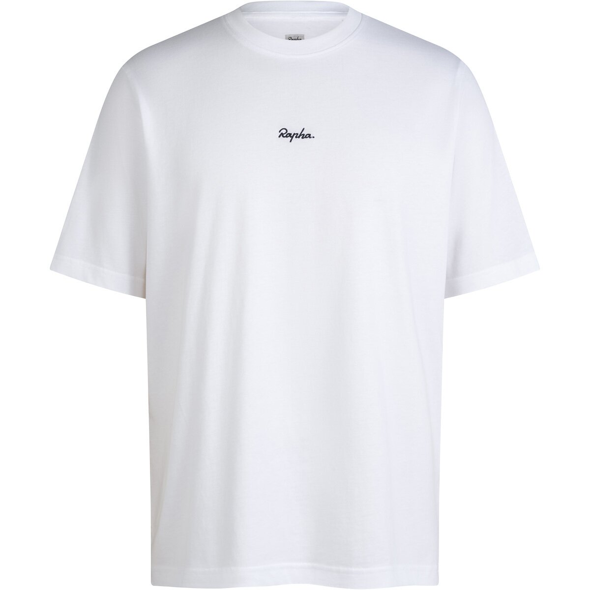Image of Rapha Cotton Regular Fit T-Shirt - Men's White/Black, M