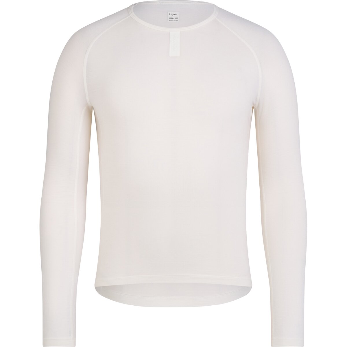 Image of Rapha Merino Long Sleeve Base Layer - Men's Cream/White, XXL
