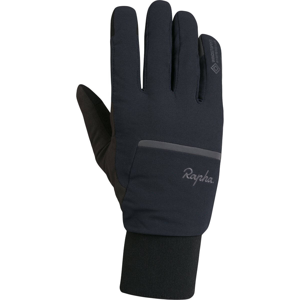 Image of Rapha Windstopper Insulated Gloves Black/Grey Reflective, L