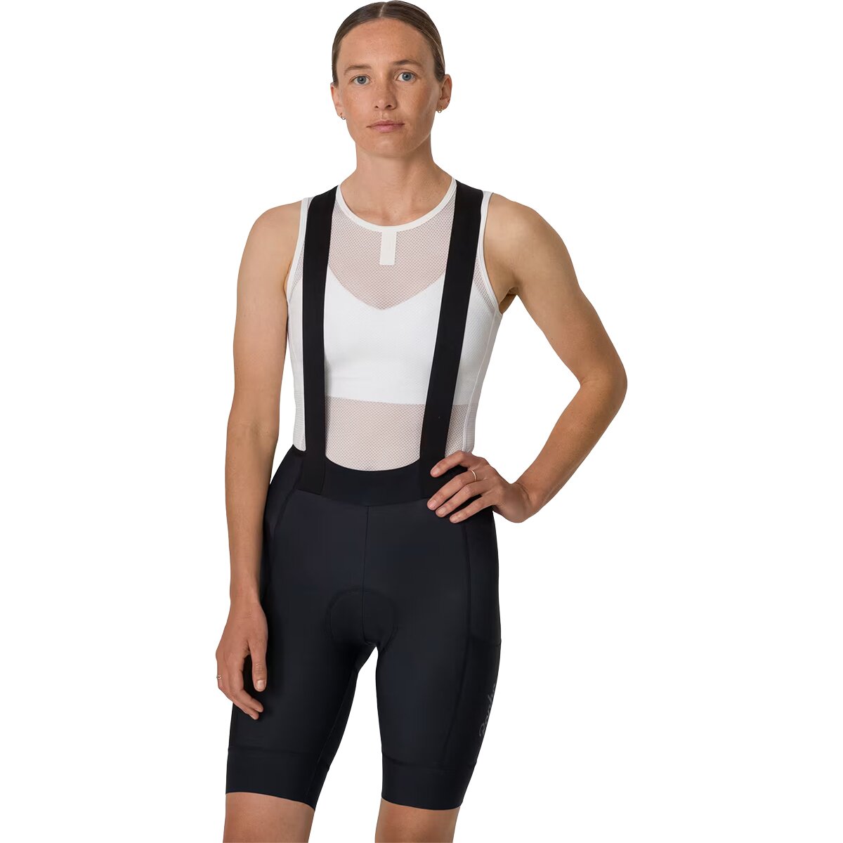 Image of Rapha Brevet Element Cargo Bib Shorts - Women's Black/White, L