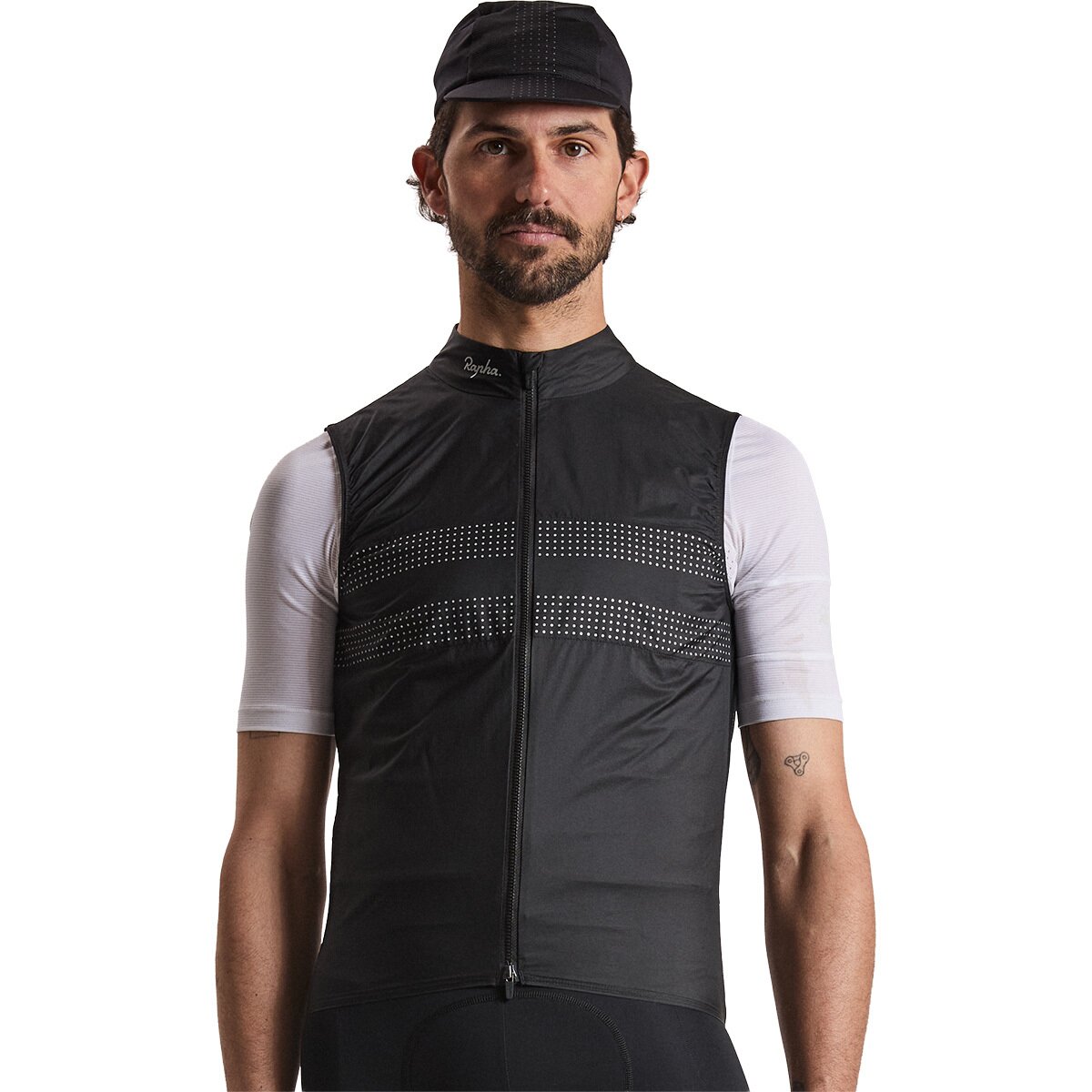 Image of Rapha Brevet Gilet III - Men's Black/Black, S