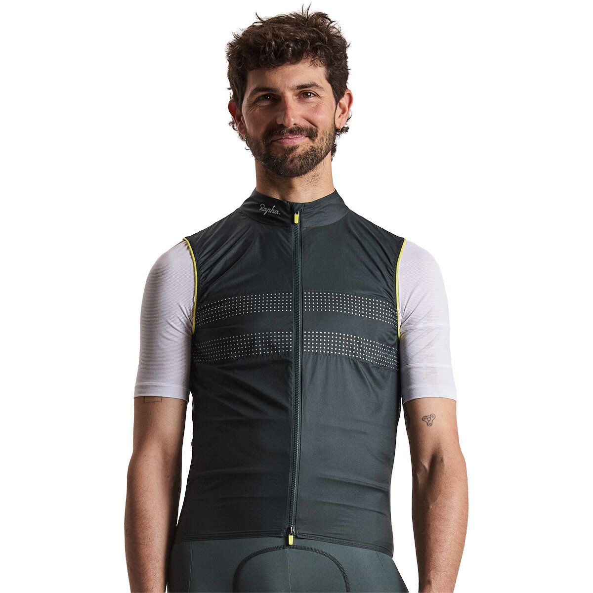 Image of Rapha Brevet Gilet III - Men's Dark Forest/Silver, L