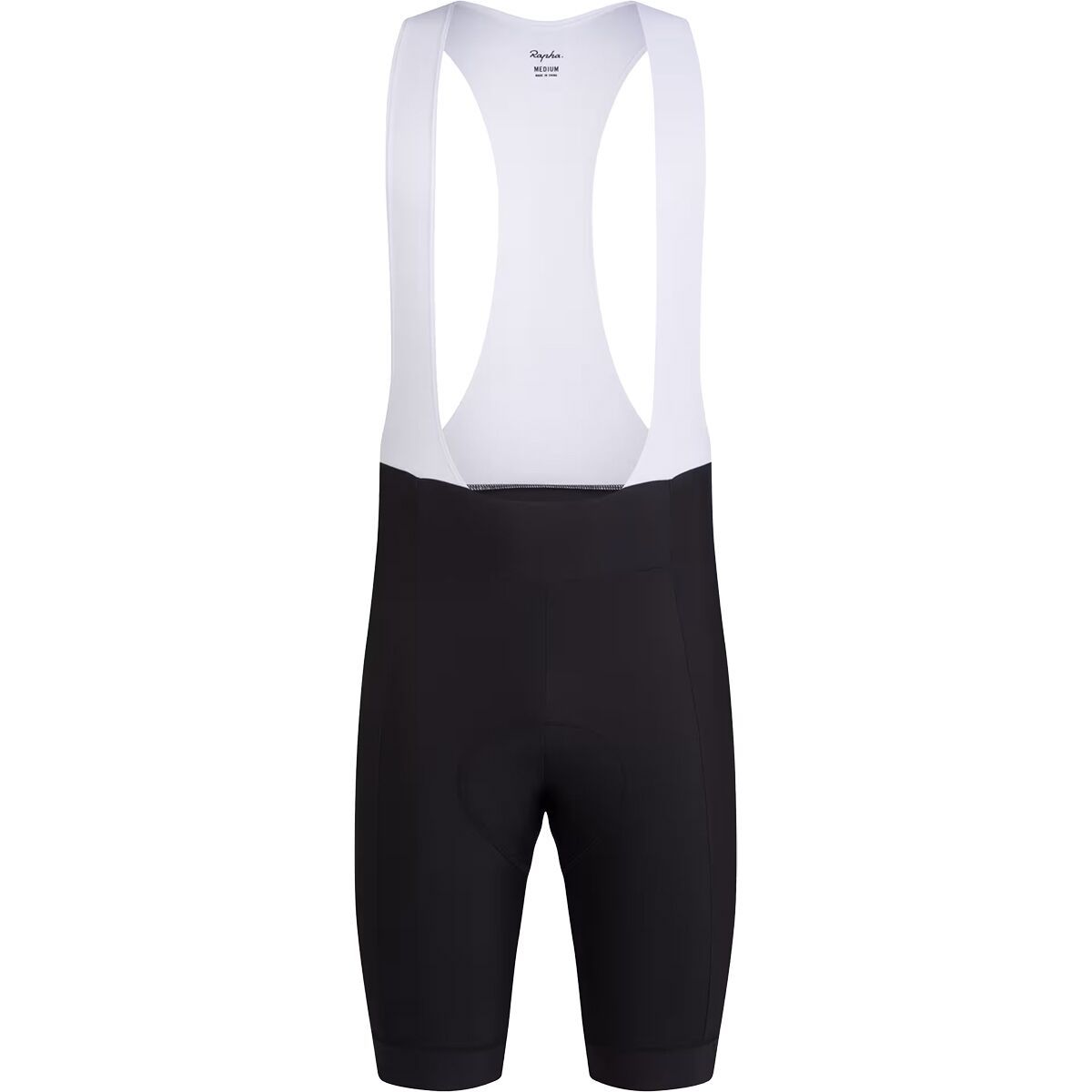 Image of Rapha Core Bib Short - Men's Black/White, XXL