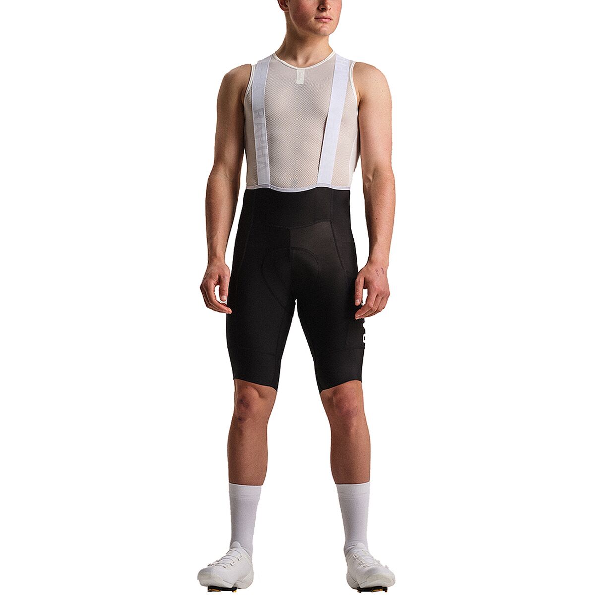 Image of Rapha Pro Team Cargo Regular Bib Shorts - Men's Black/White, M