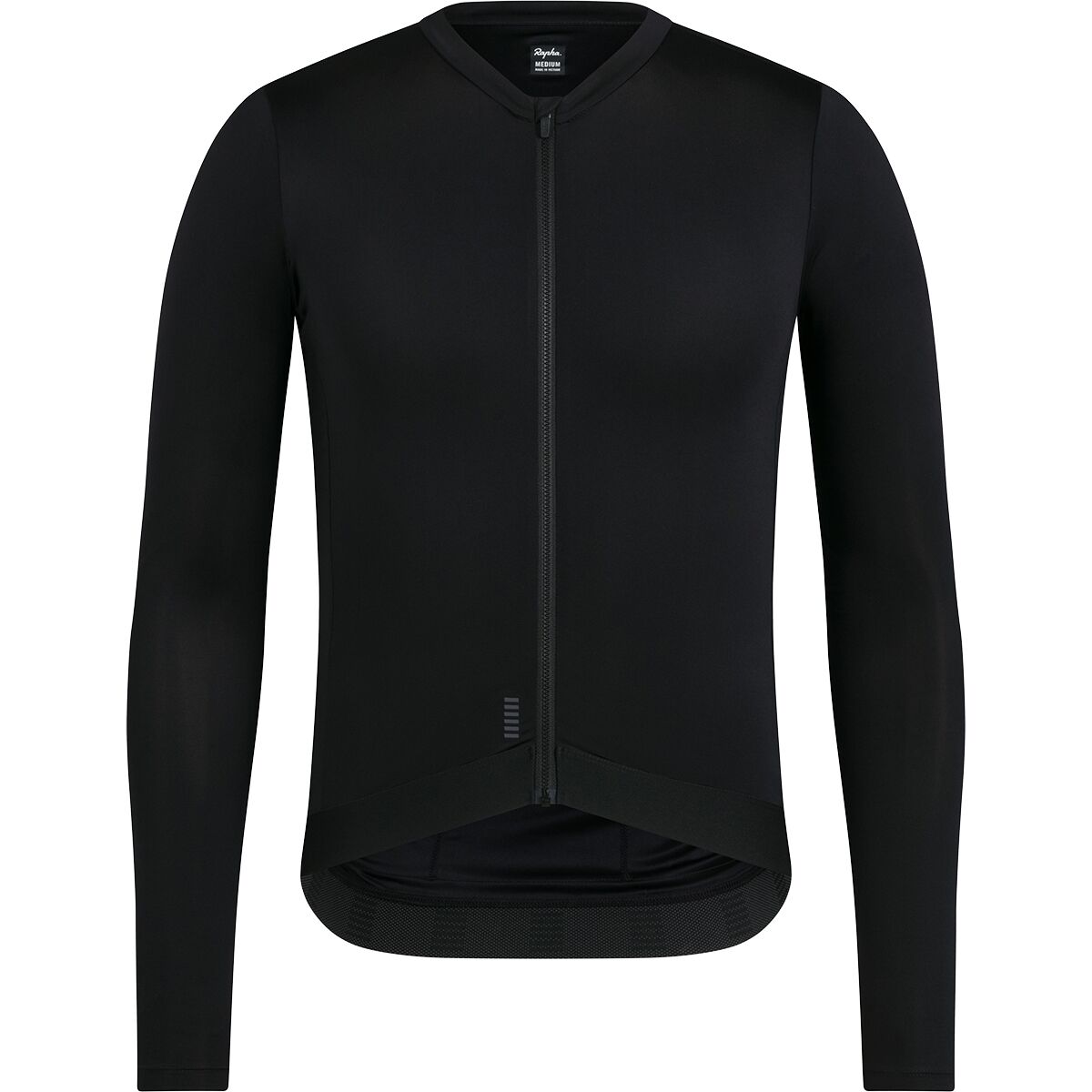 Image of Rapha Pro Team Long-Sleeve Lightweight Jersey - Men's Black/White, S