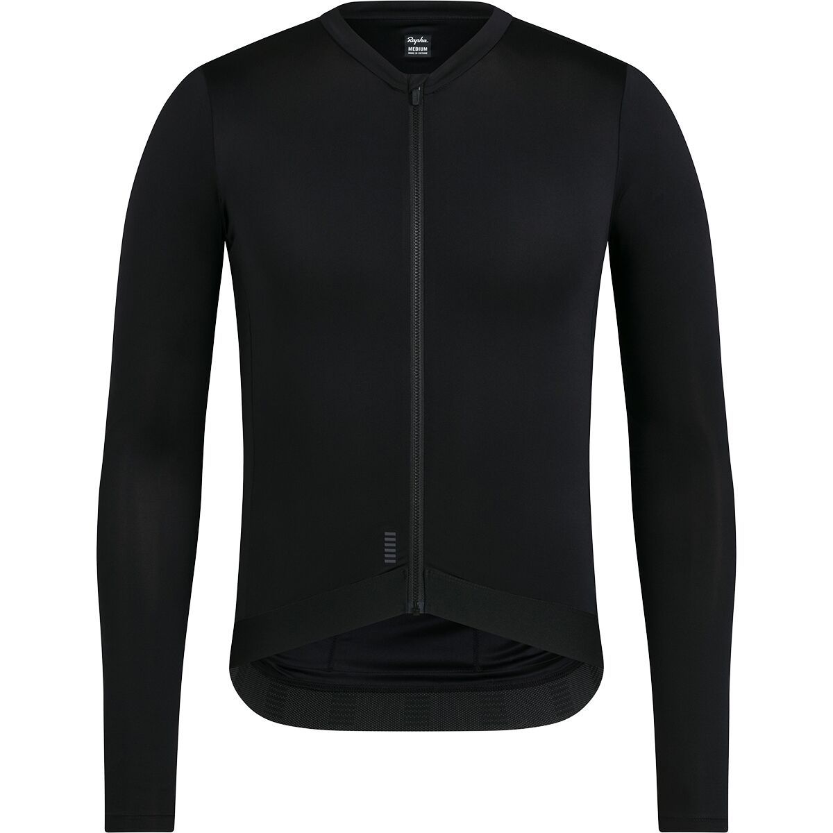 Image of Rapha Pro Team Long-Sleeve Lightweight Jersey - Men's Black/White, XL