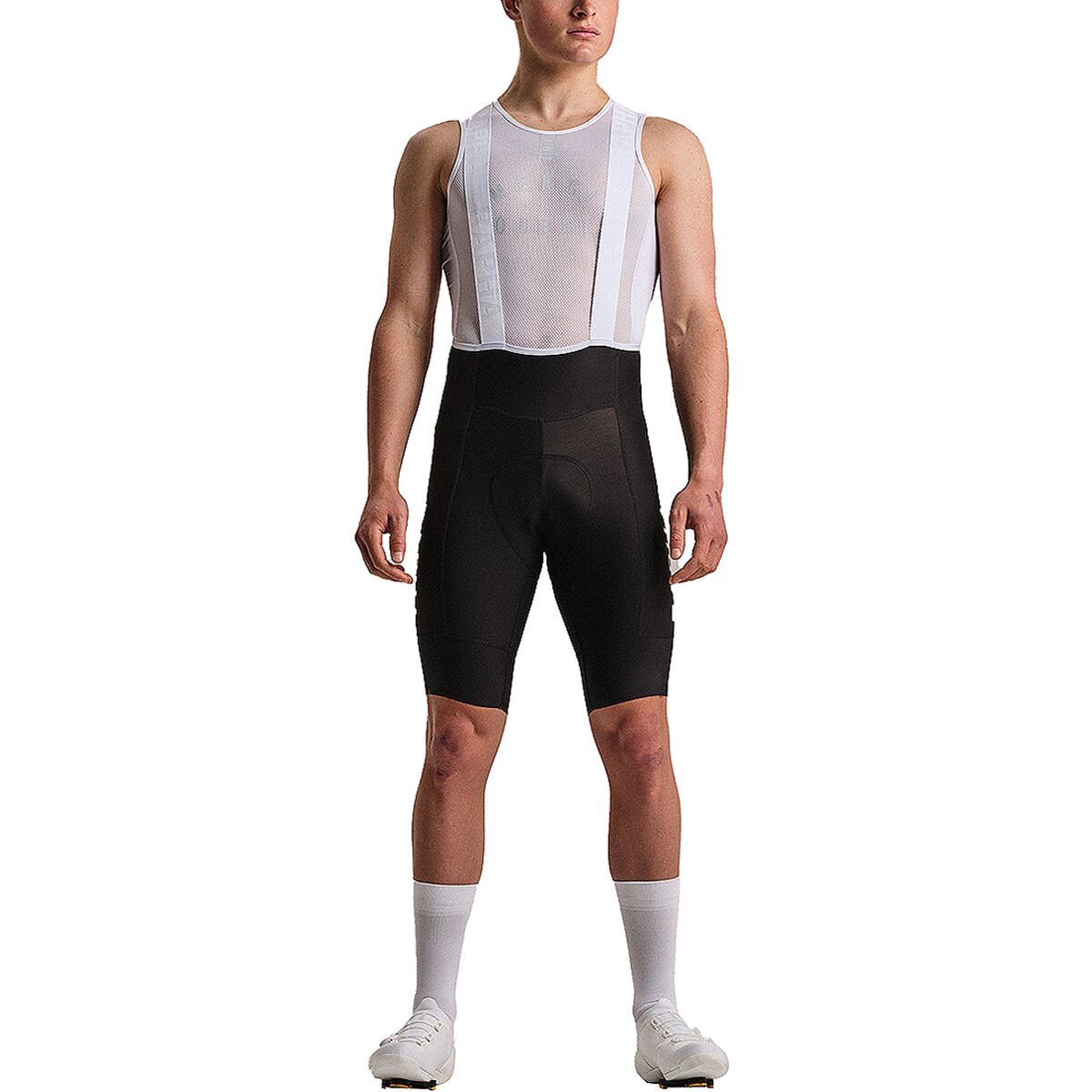Image of Rapha Pro Team Training Bib Short - Men's Black/White, XXL