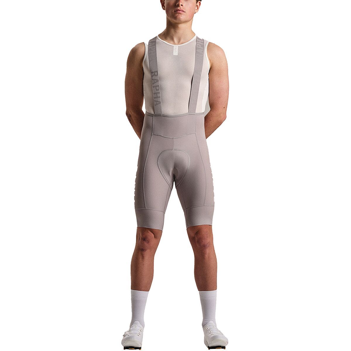 Image of Rapha Pro Team Training Bib Short - Men's Smoky Silver/Smoky Silver, XL
