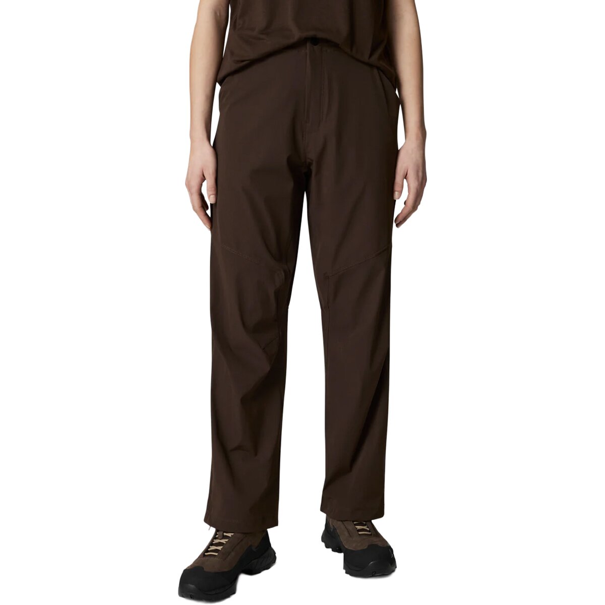 Image of Rungne Harness Wideleg Pant - Women's Chocolate Brown, XS