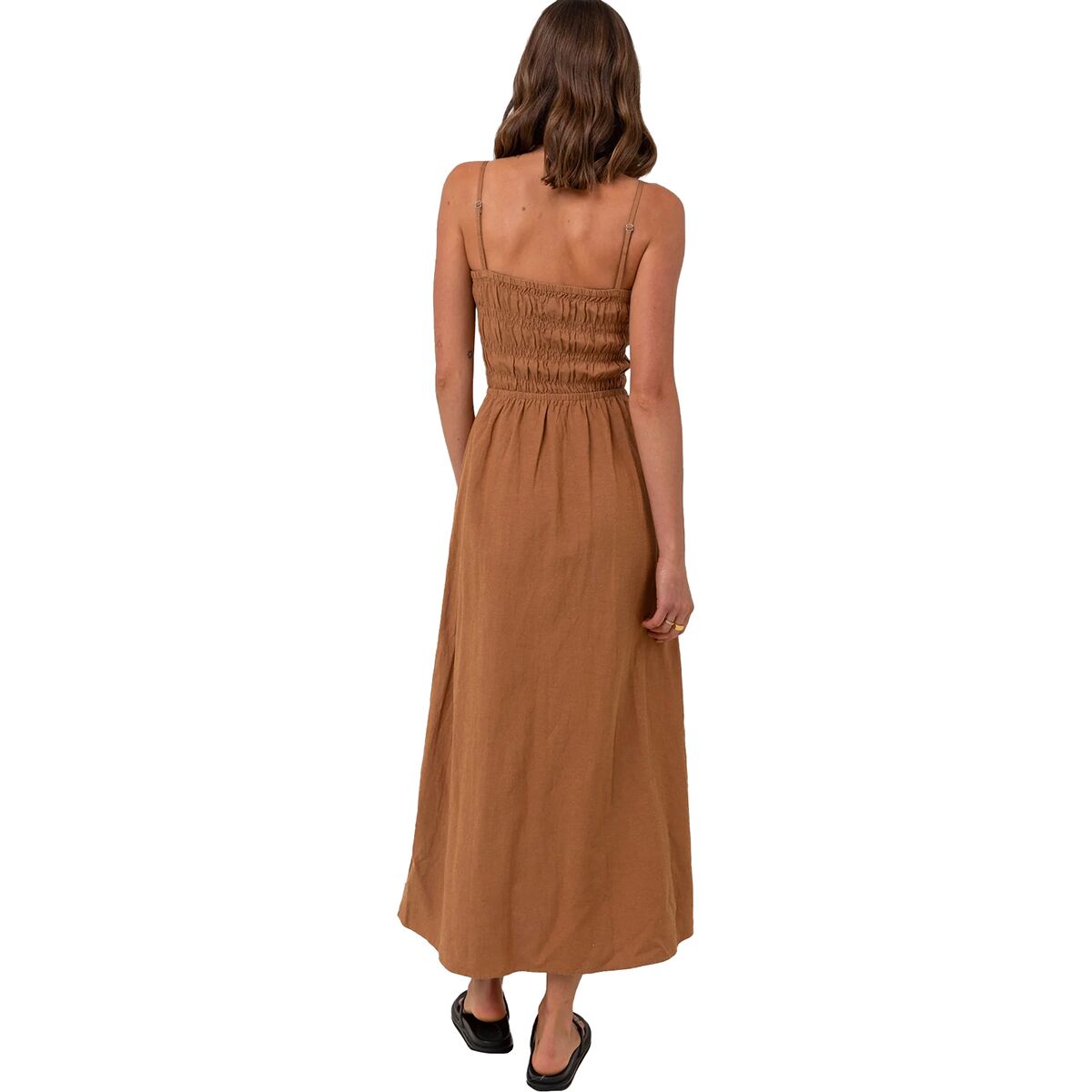 Rhythm Classic Shirred Midi Dress - Women's - Clothing