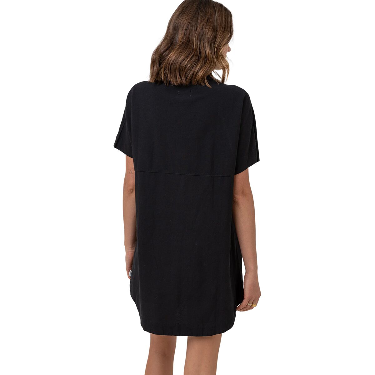 rhythm classic shirt dress Rhythm Classic Linen Shirt Dress Sand - Mini Dress - Shirt Dress