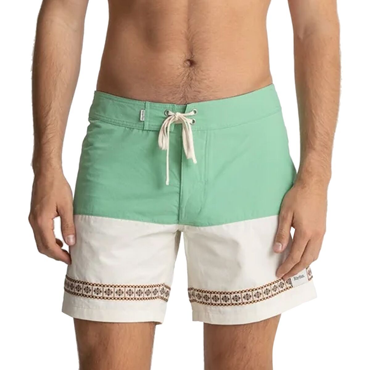 Rhythm Heritage Splice Trinm Trunk - Men's Sea Green, 30