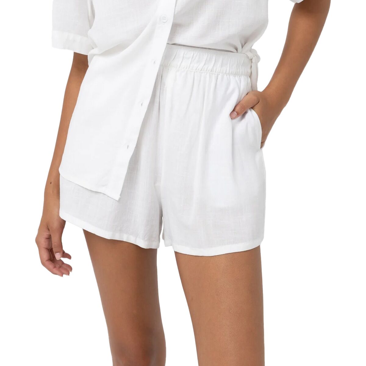 Rhythm Rhythm Classic Beach Short - Women's White, 6