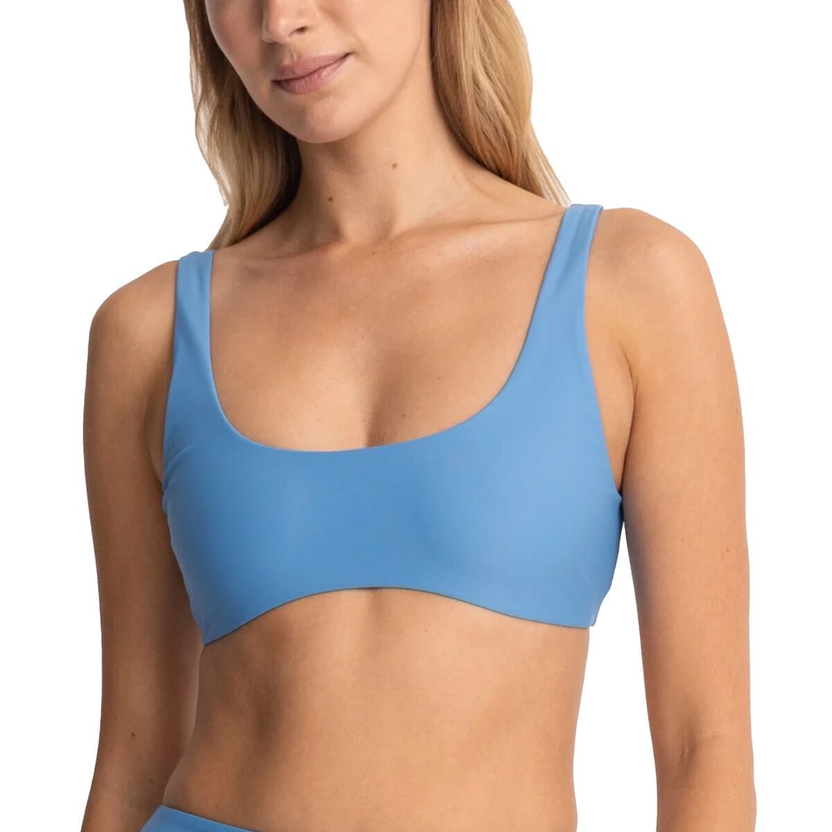 Image of Rhythm Classic Crop Bikini Top - Women's Blue, XS