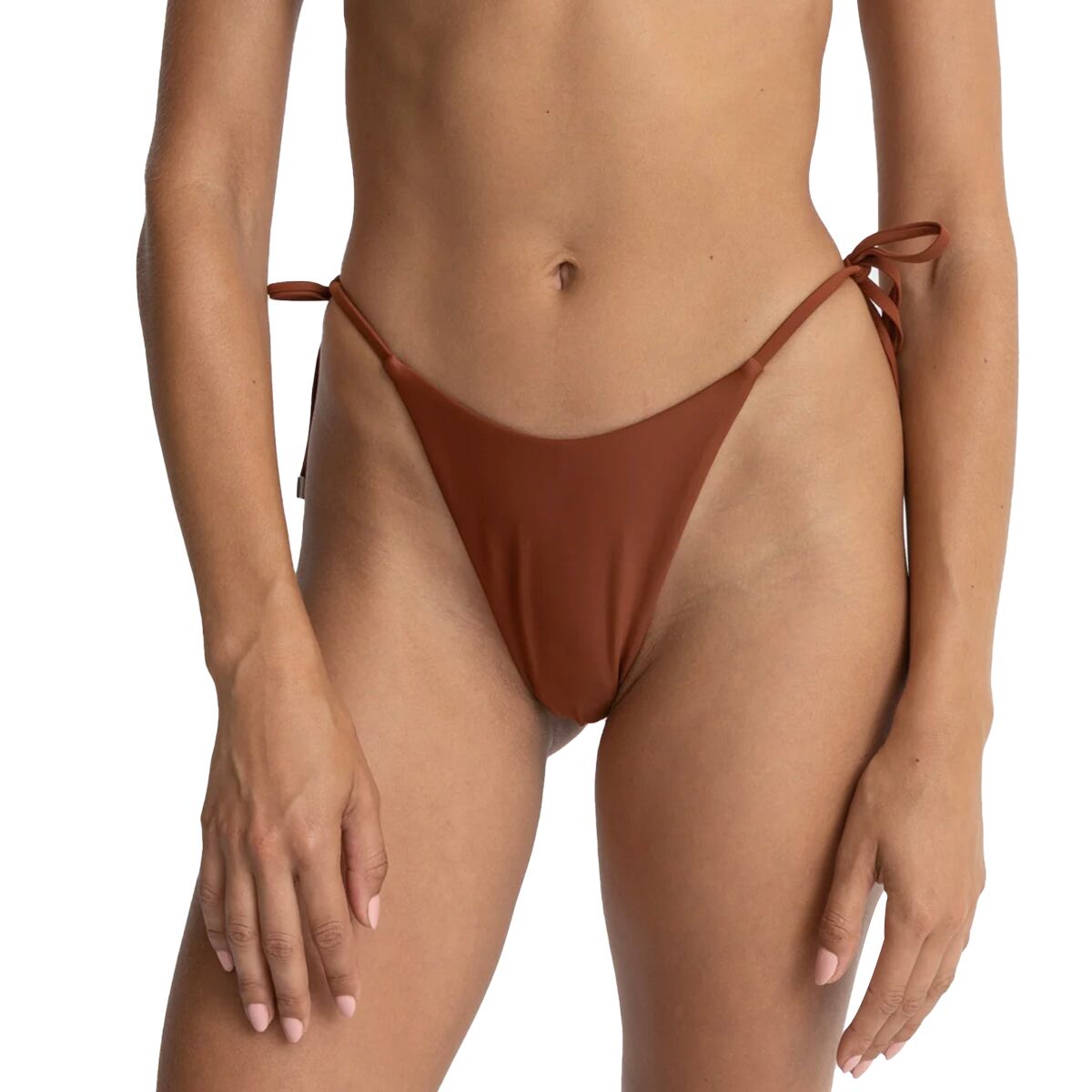 Rhythm Rhythm Classic Hi Cut Bikini Bottom - Women's Rust, XS