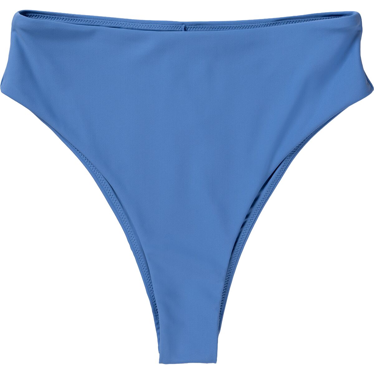 Image of Rhythm Classic Hi Waist Bikini Bottom - Women's Blue, L