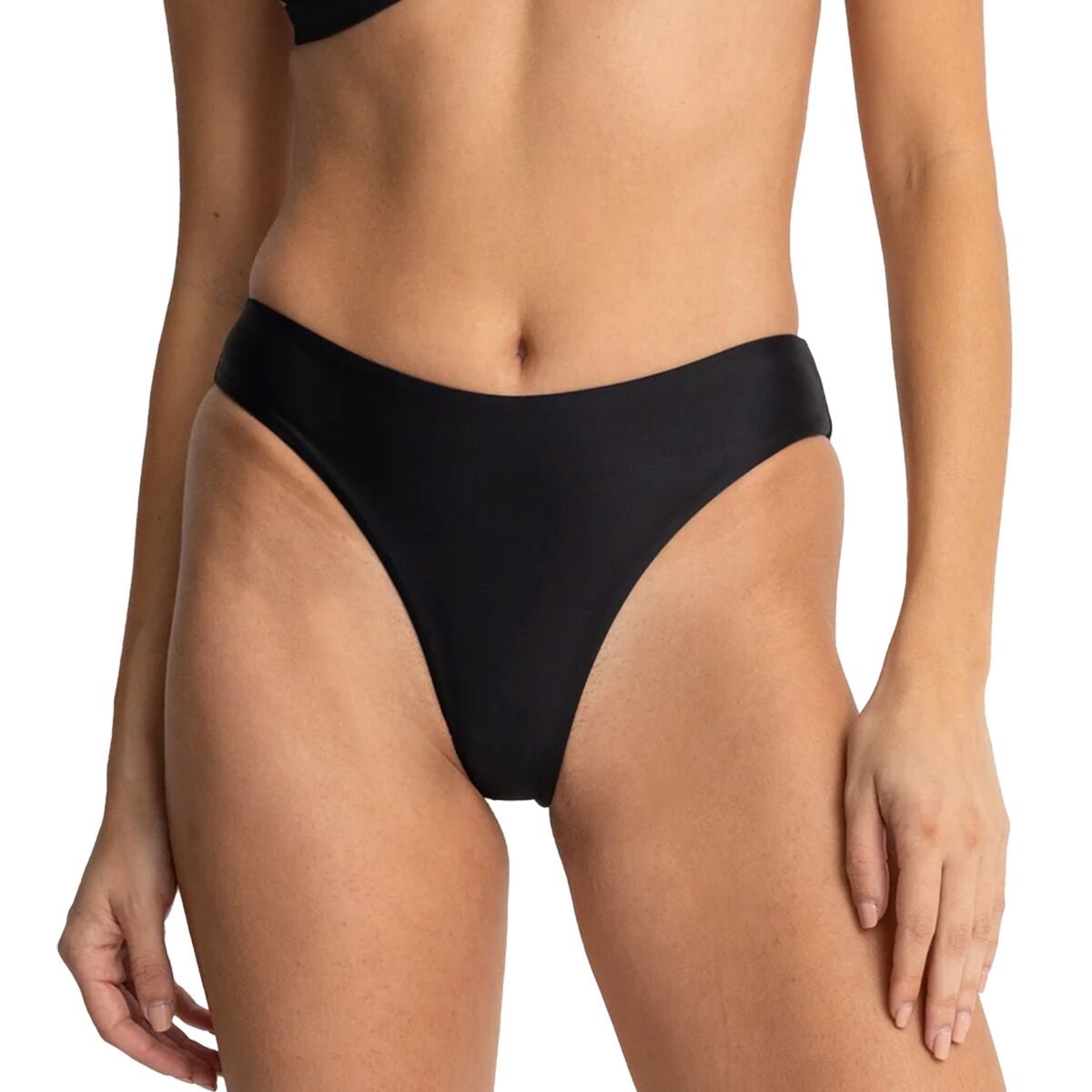 Image of Rhythm Classic Holiday Bikini Bottom - Women's Black, M