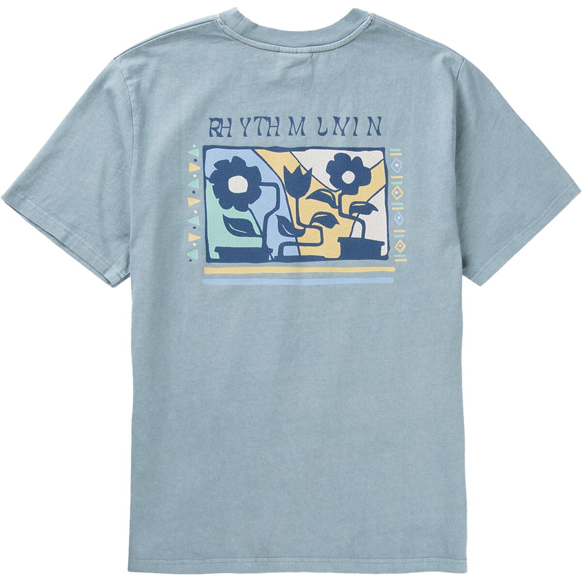 Rhythm Flower Vintage T-Shirt - Men's