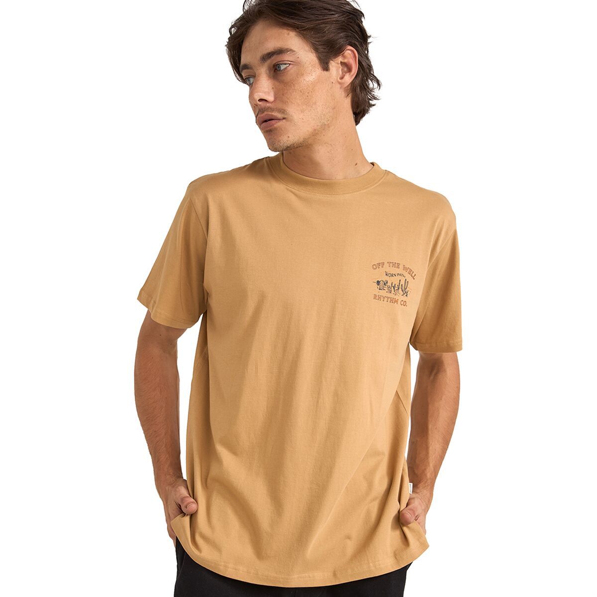 Rhythm Worn Path T-Shirt - Men's Incense, L