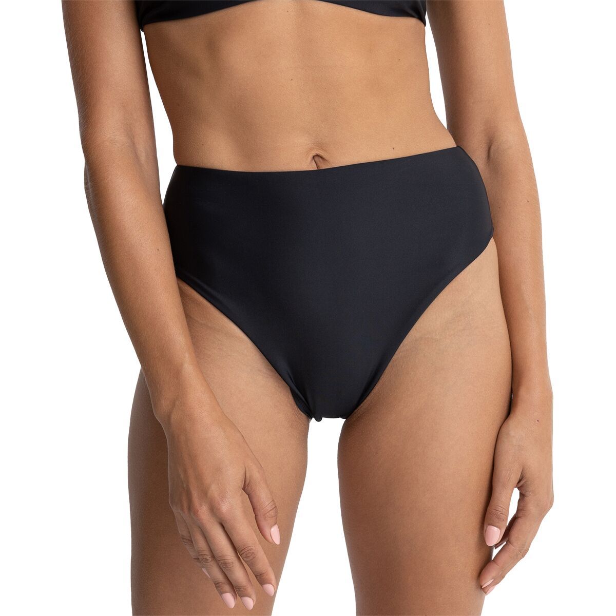 Image of Rhythm Classic Hi Waist Bikini Bottom - Women's Black, S