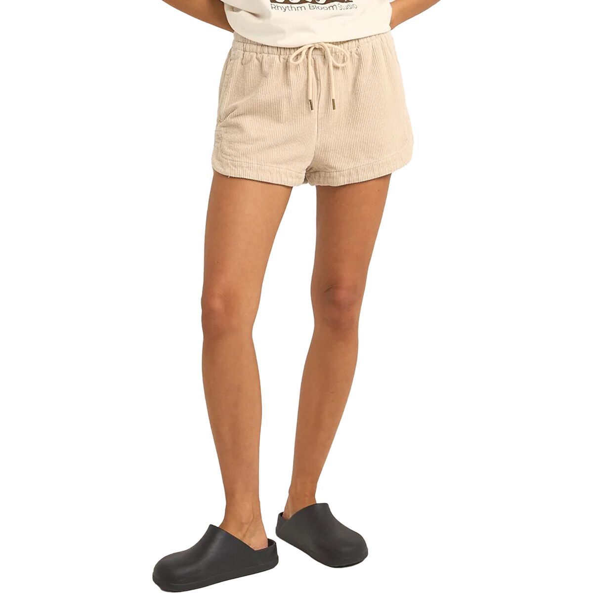 Image of Rhythm Mazzy Corduroy Short - Women's Sand, 8