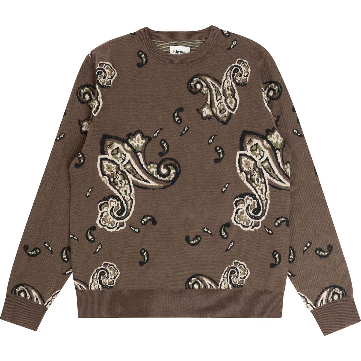 Rhythm Mohair Paisley Knit Sweater - Men