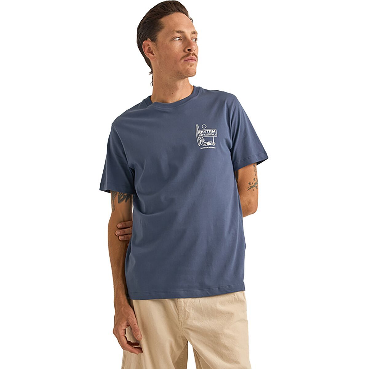 Image of Rhythm Siesta T-Shirt - Men's Navy, L