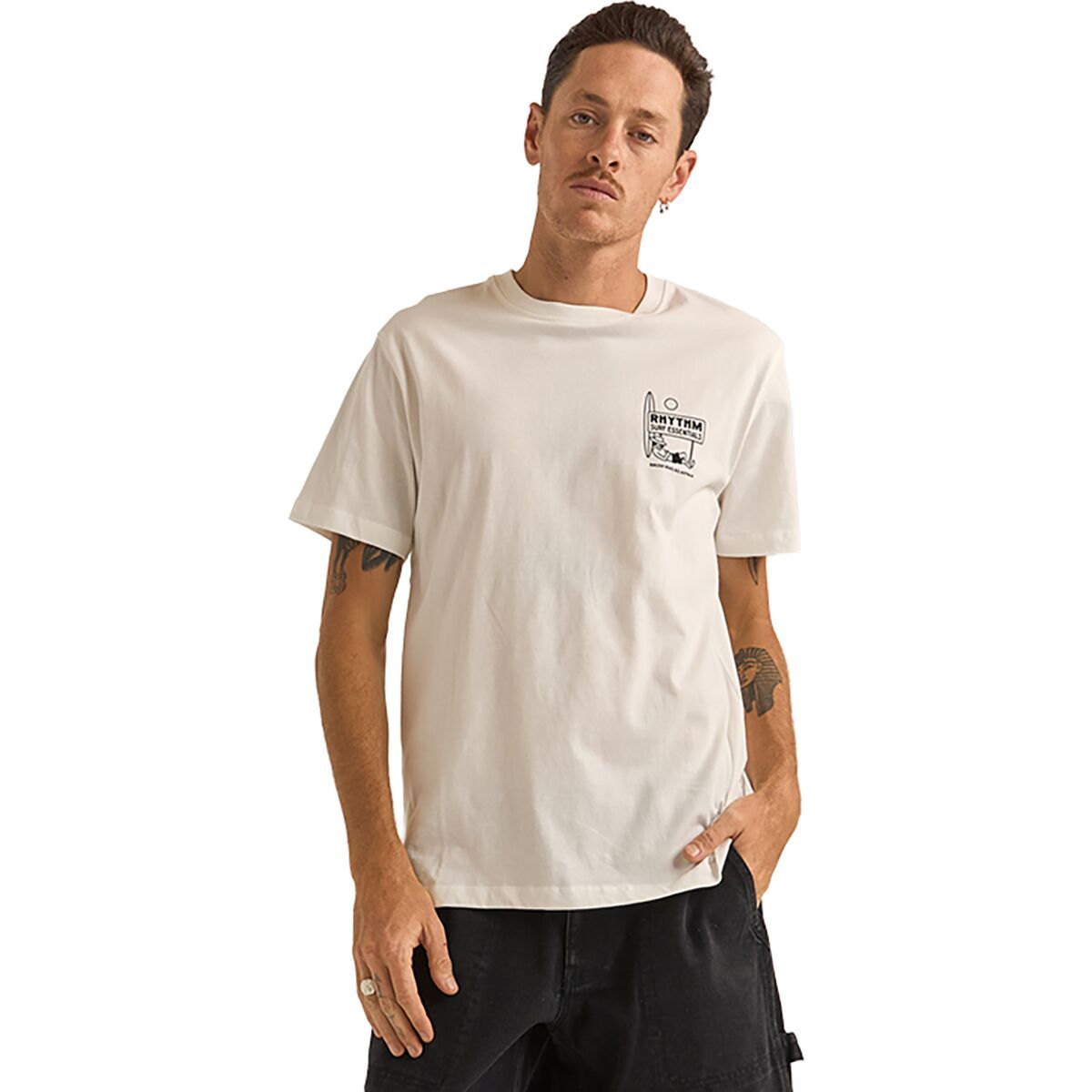 Image of Rhythm Siesta T-Shirt - Men's White, L