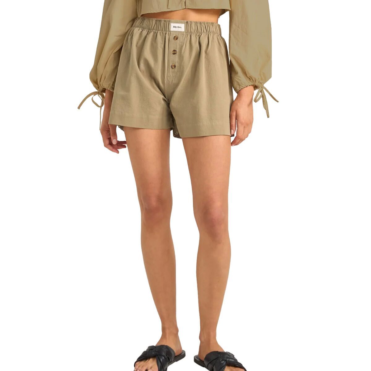 Rhythm Rhythm Desi Boxer Short - Women's Sage, 8