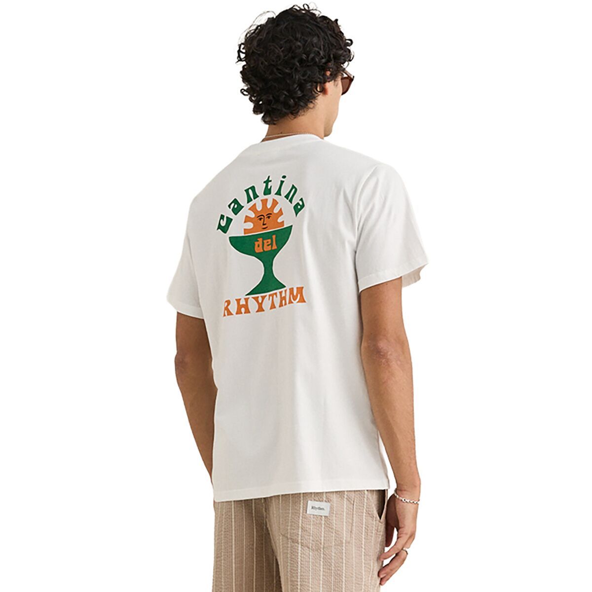 Image of Rhythm Cantina T-Shirt - Men's Vintage White, M