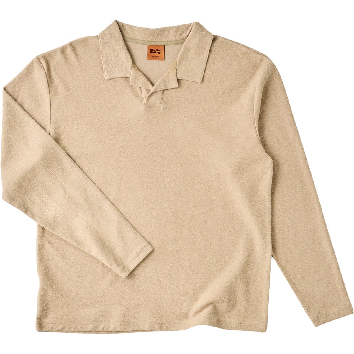 Rhythm Kapu Long-Sleeve Rugby Polo - Men's Incense, XL