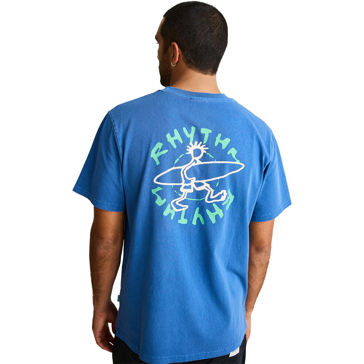 Image of Rhythm Jaunt Vintage T-Shirt - Men's Cobalt, M
