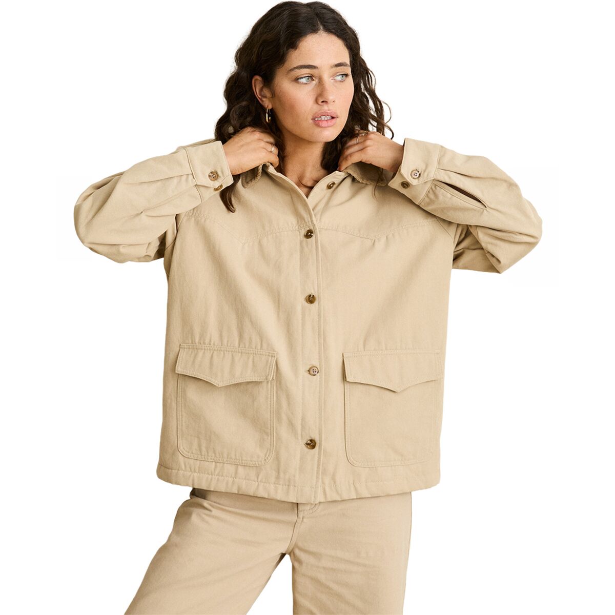 Image of Rhythm Sundown Jacket - Women's Sand, S