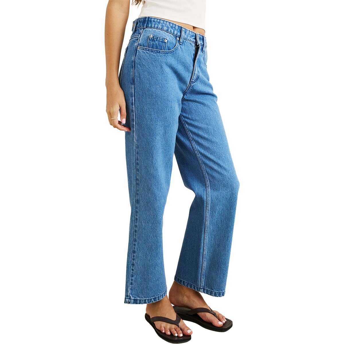 Rhythm Adjustable Charlie Pant - Women's Denim, 10