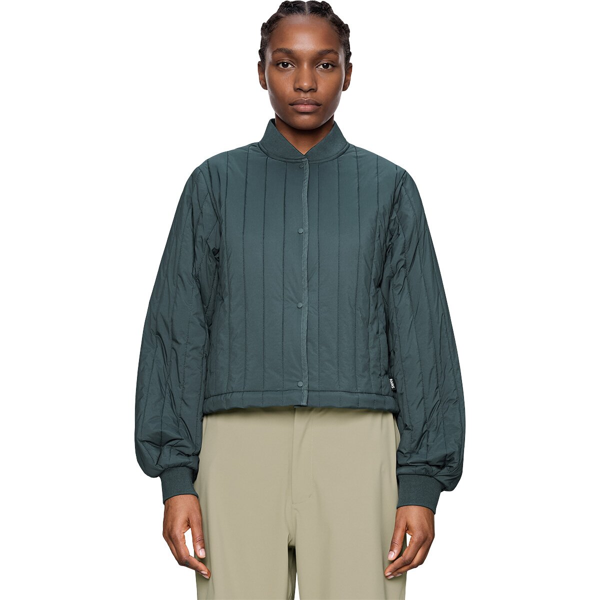 Image of Rains Banja Liner Bomber Jacket - Women's Mystique, XL