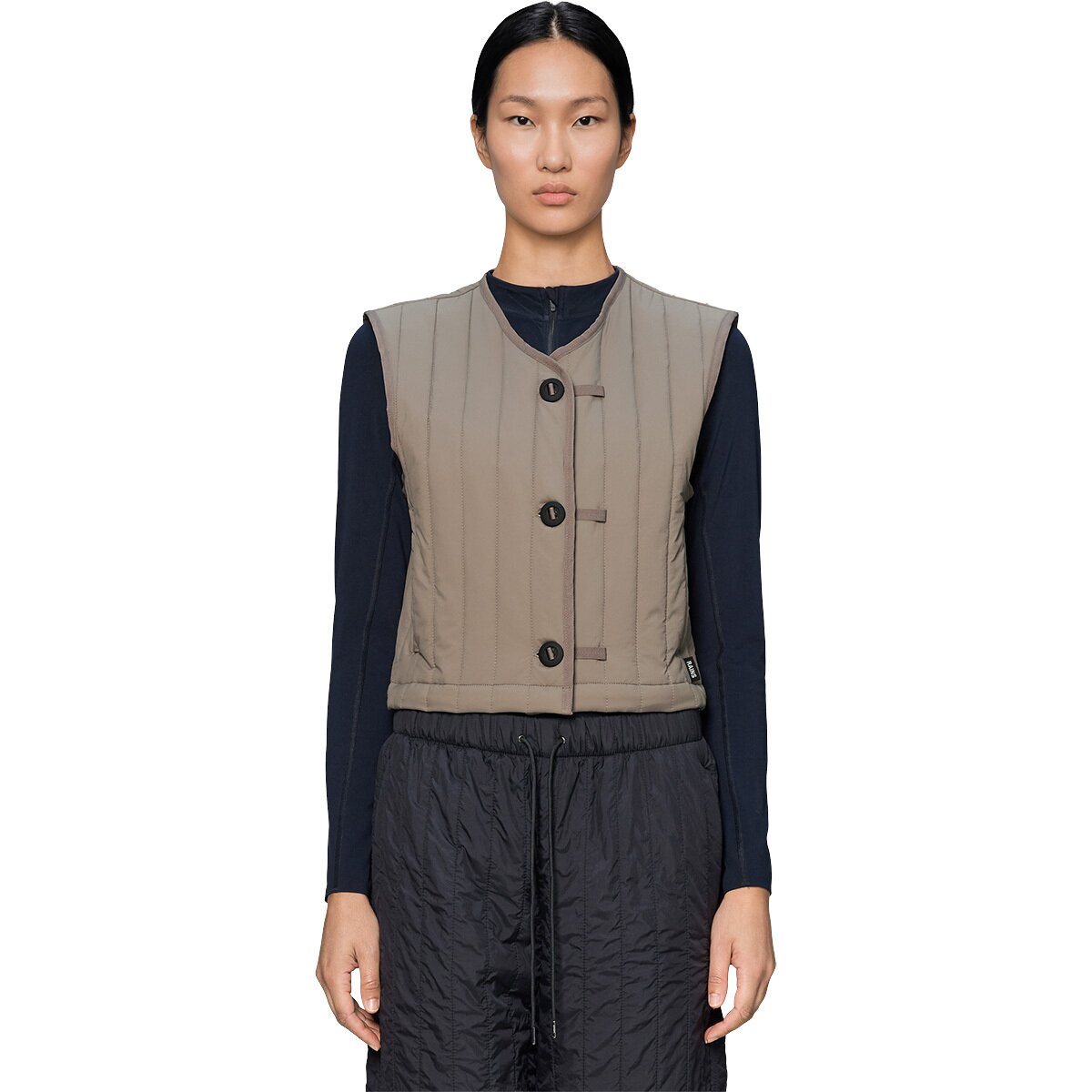 Image of Rains Banja Short Liner Vest - Women's Cinder, S