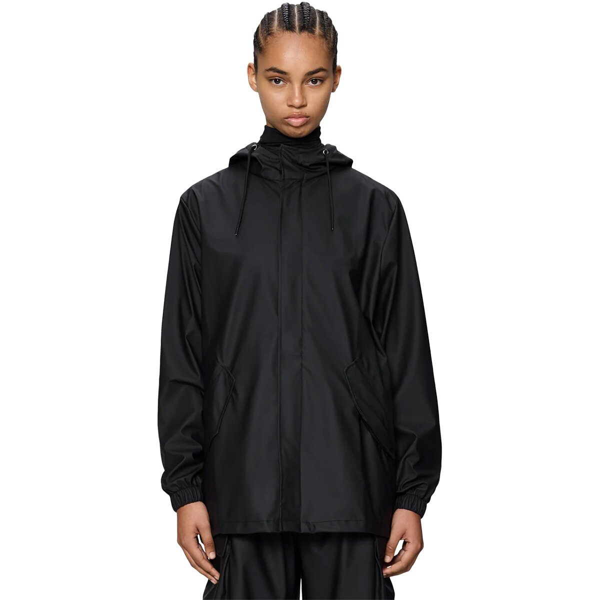 Image of Rains Fishtail Rain Jacket - Women's Green, M