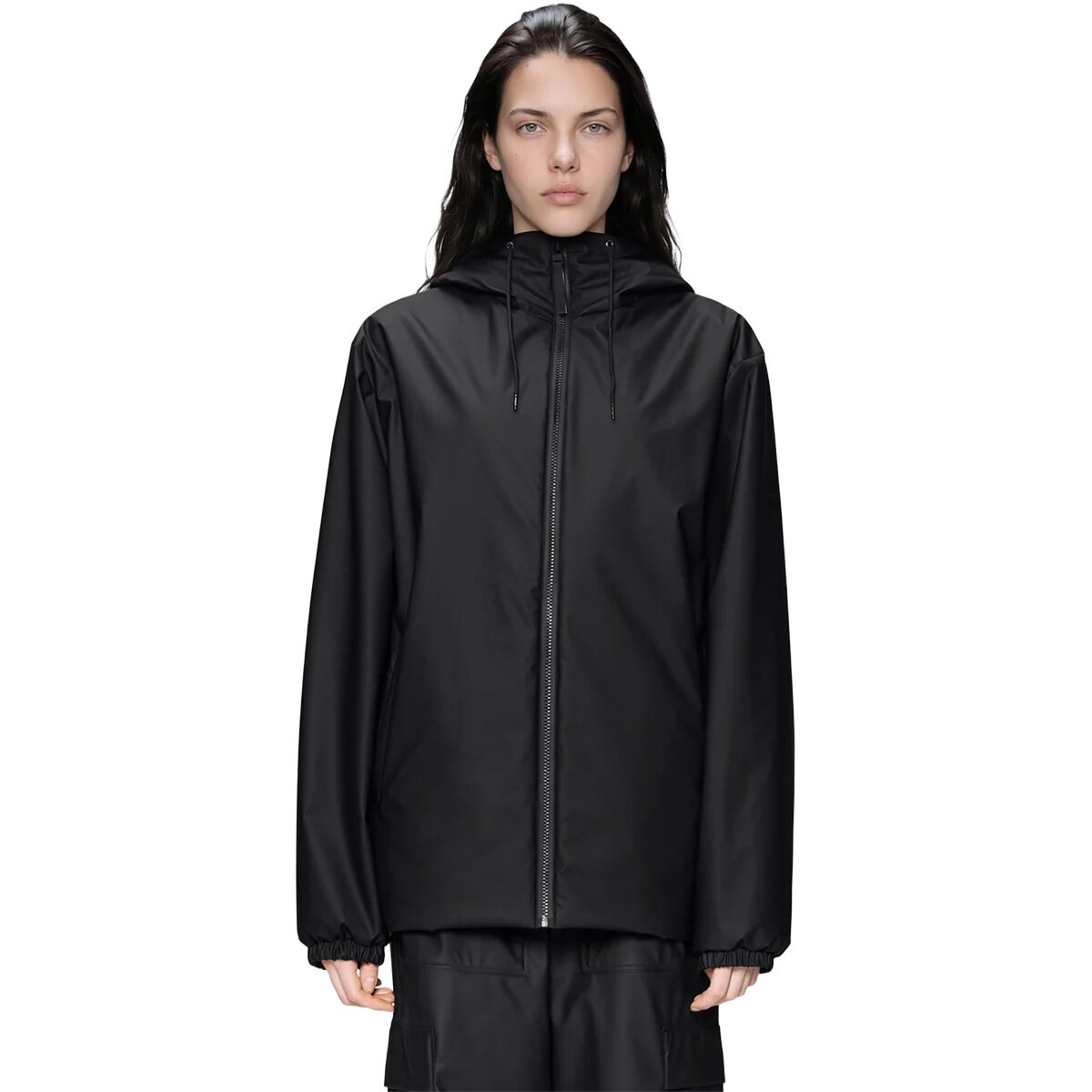 Image of Rains Lohja Insulated Bomber Jacket - Women's Black, S