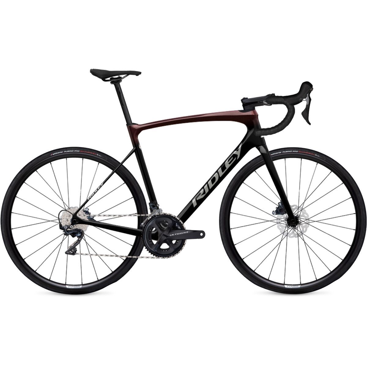 Ridley Ridley Fenix SLiC Ultegra Road Bike Black/Solaris Red/Silver, L