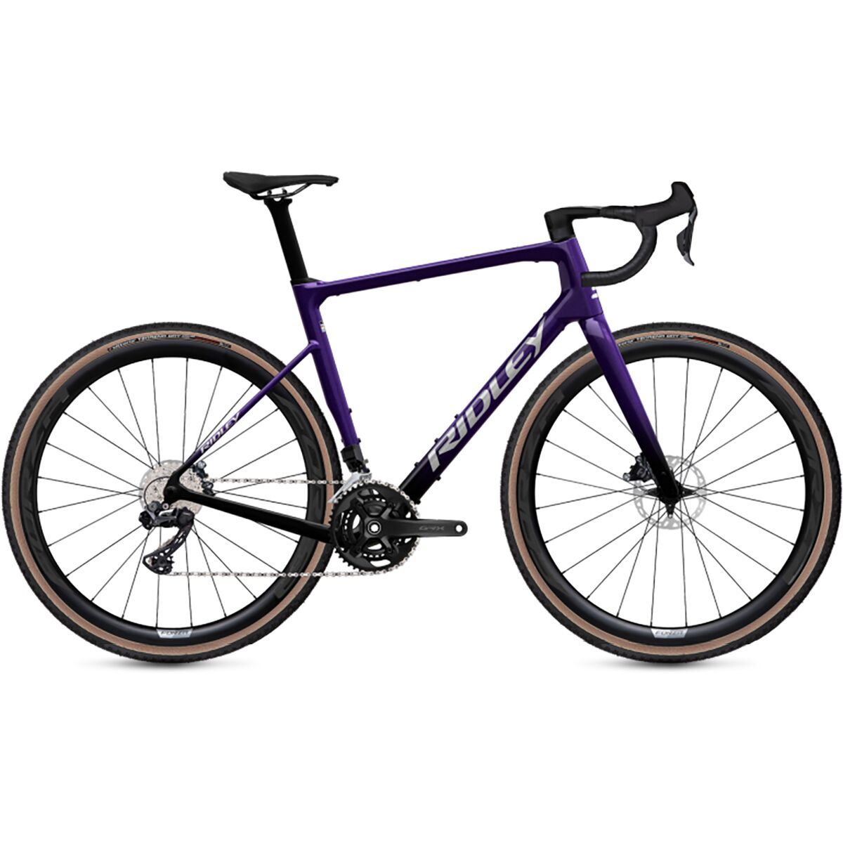 Ridley Ridley Grifn RS RX815 Di2 Road Bike Radiant Purple/Black/Silver, L