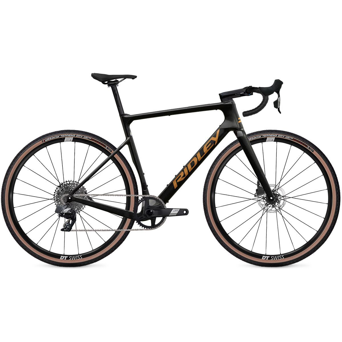 Image of Ridley ASTR Apex XPLR AXS Gravel Bike Black Metallic/Bronze Gold, XL