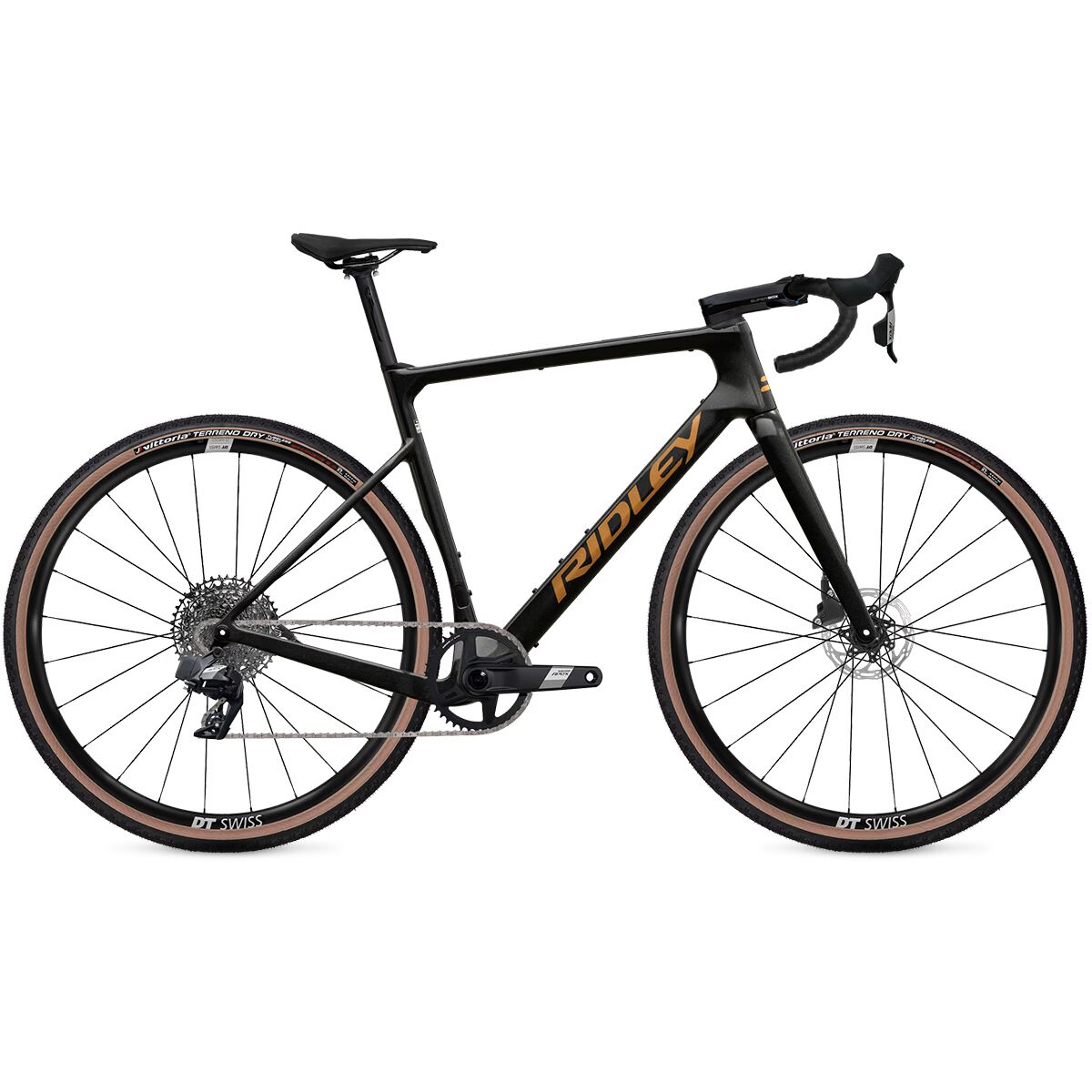 Image of Ridley ASTR Apex XPLR AXS Gravel Bike Black Metallic/Bronze Gold, S