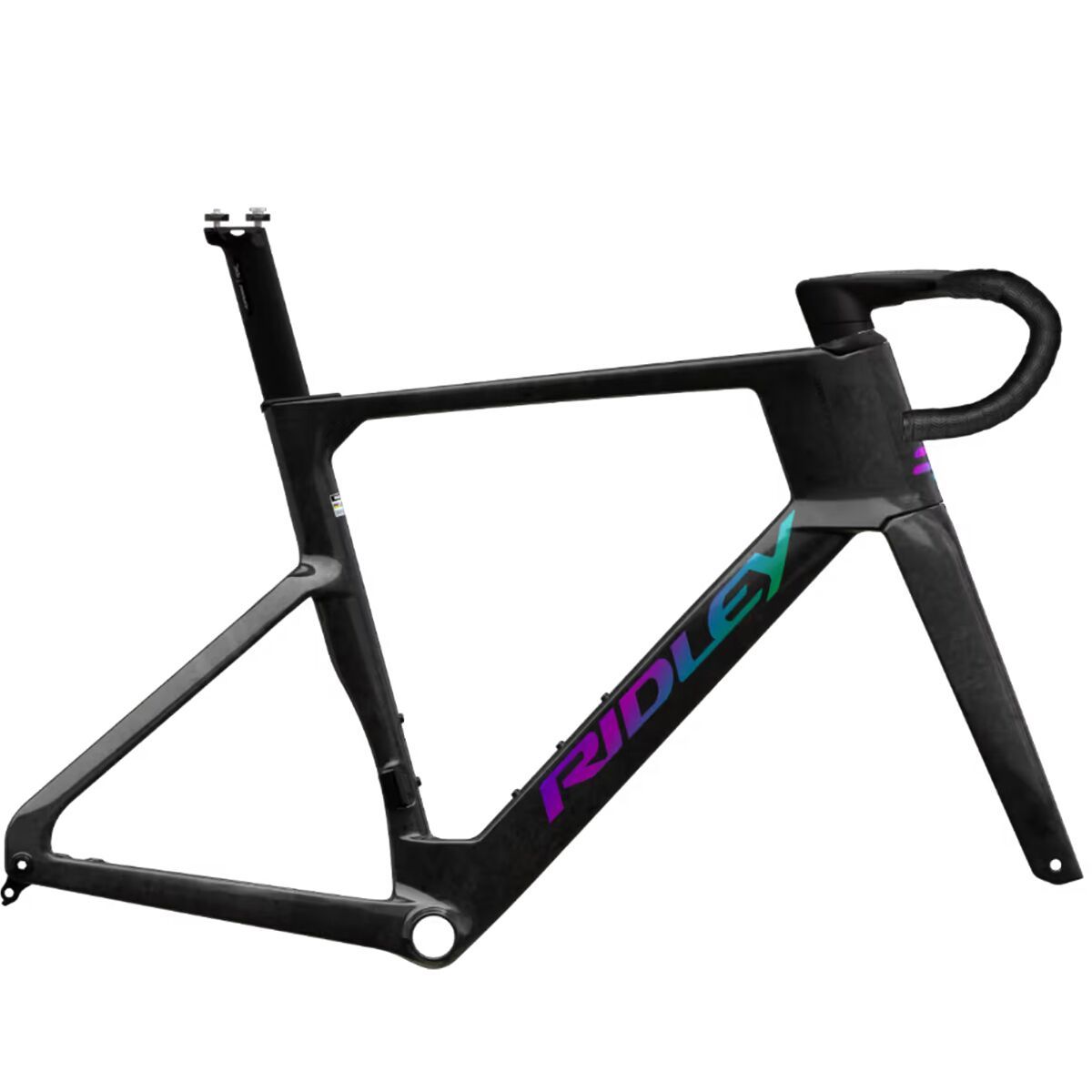 Image of Ridley Noah Disc 3 Frameset UD Carbon/Oil Slick, L
