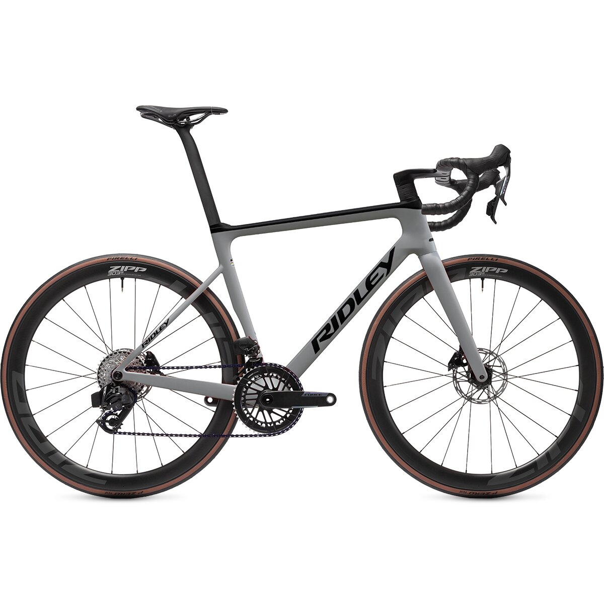 Image of Ridley Falcn RS Force AXS 2x Carbon Wheel Exclusive Road Bike Battleship Grey, L
