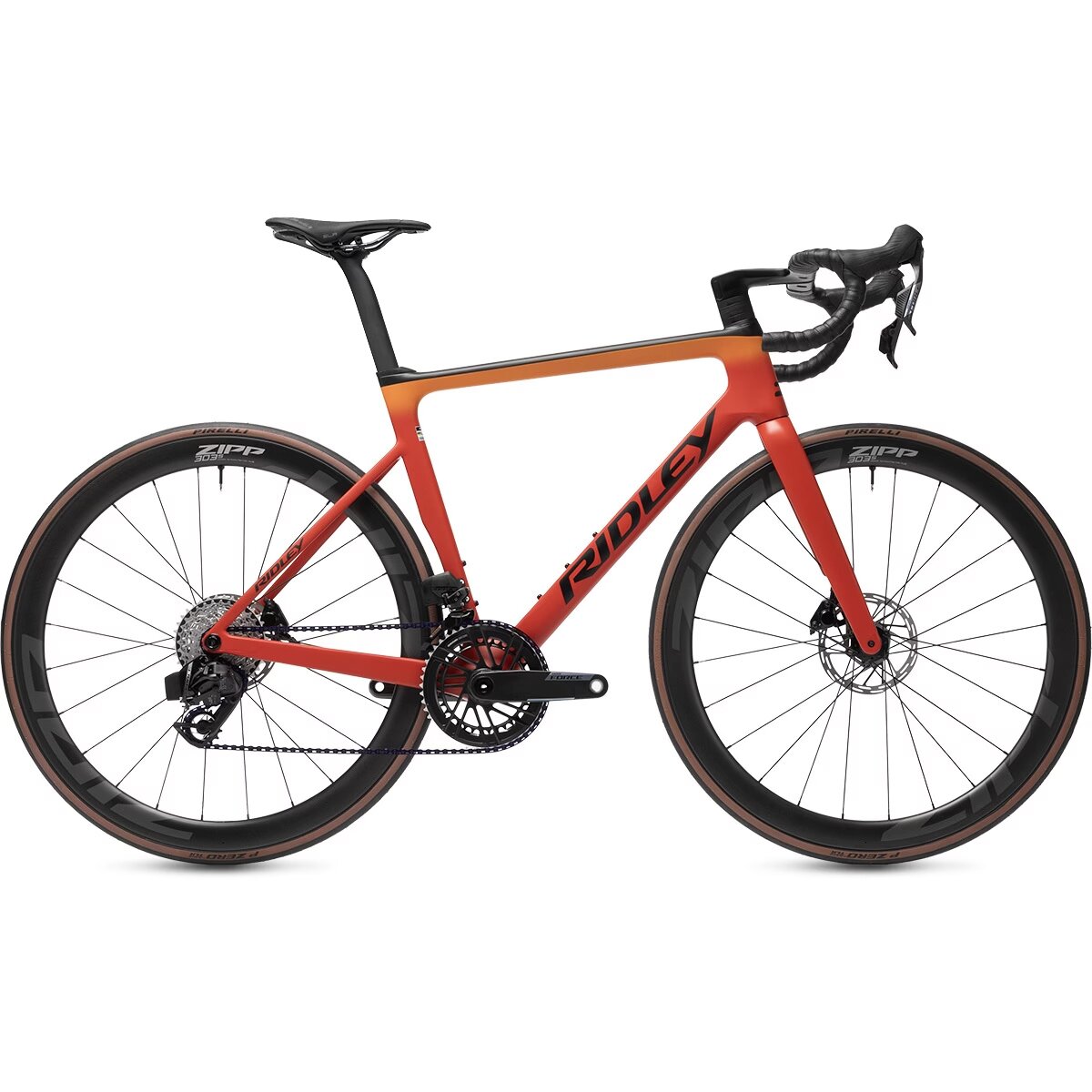 Image of Ridley Falcn RS Force AXS 2x Carbon Wheel Exclusive Road Bike Sunset Fade, L