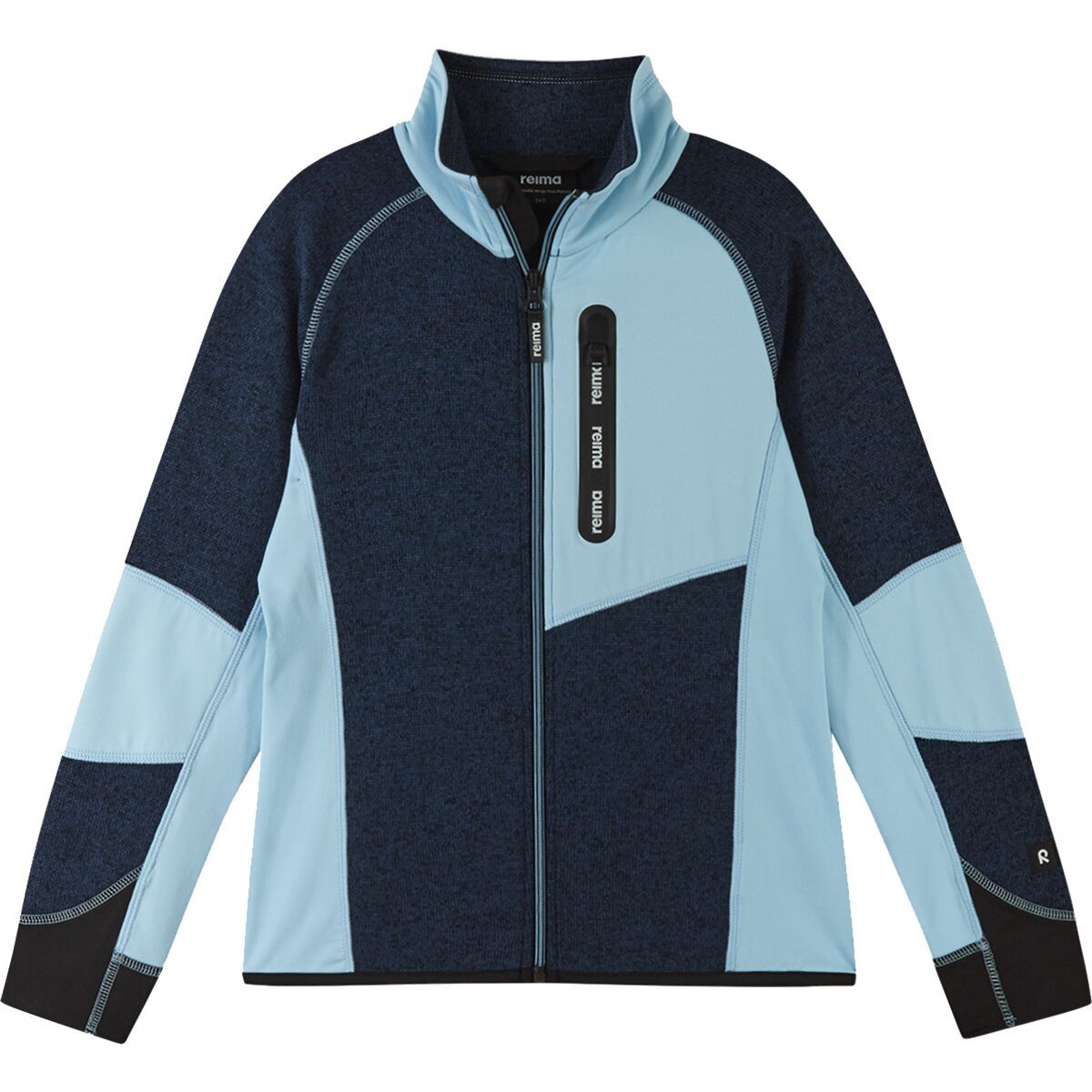 Image of Reima Laskien Fleece Sweater - Girls' Jeans Blue, 7